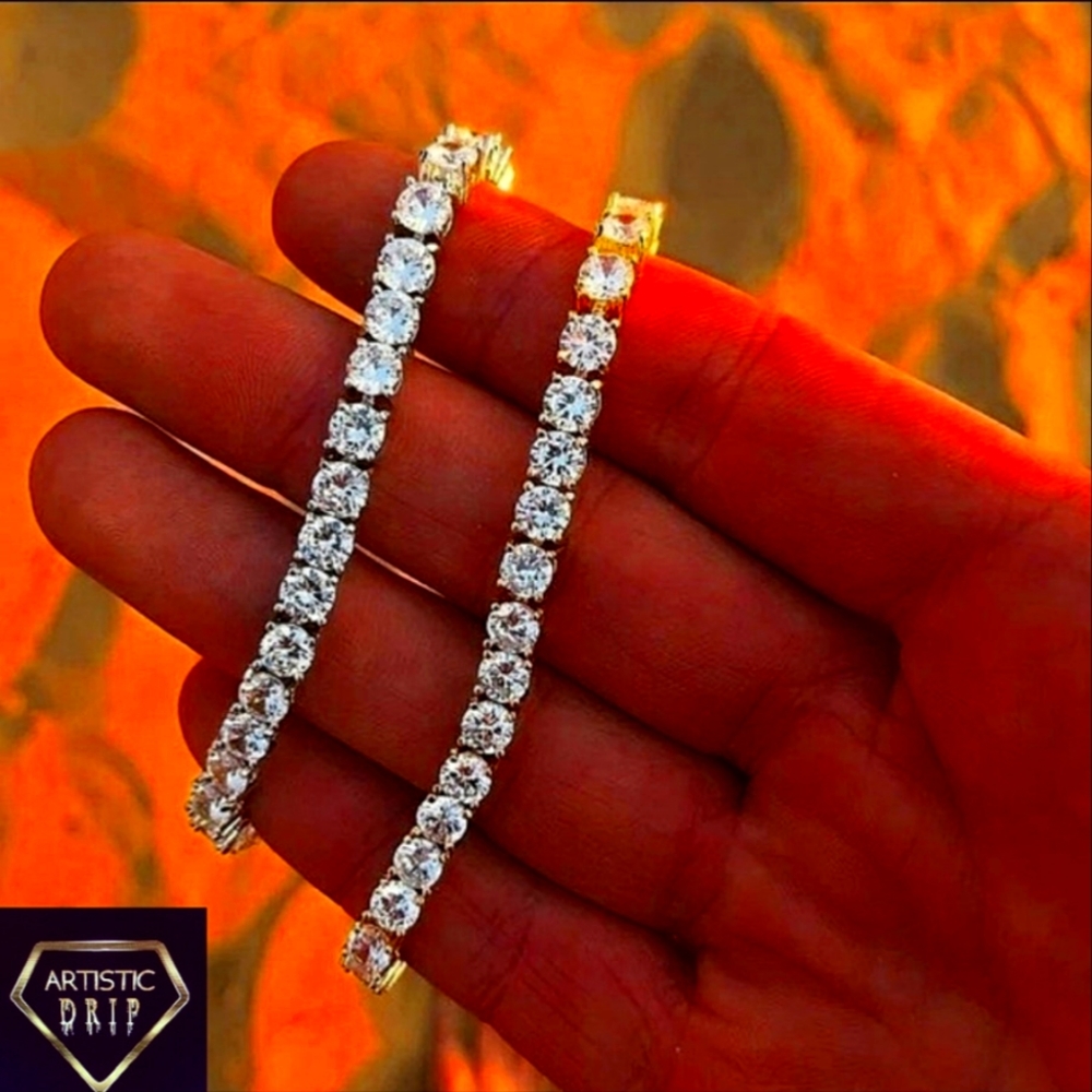 14k Gold Plated Tennis Bracelet